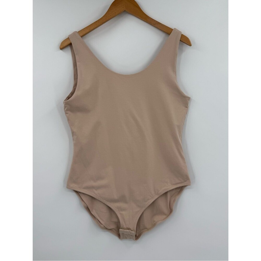 Pact Everyday Tank Bodysuit | Nude | XL